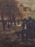 Jean-francois raffaelli The old Convalescents (san10) oil painting